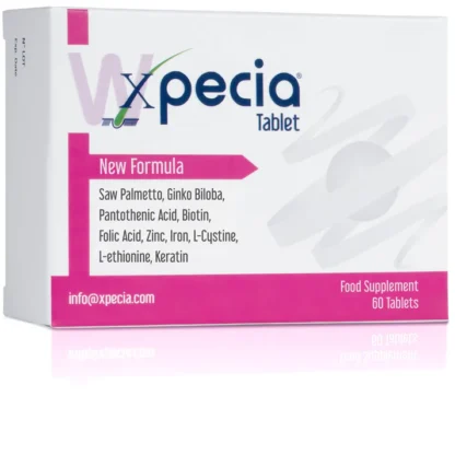 Con vitaminas y minerales necesarias para que el cabello y la piel estén saludables. Bloquea el DHT Mejora la calidad del cabello y aumenta el crecimiento del vello. Prolonga la fase anágena. No provoca aumento de peso ni de apetito