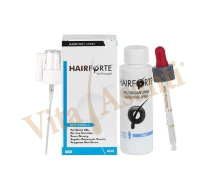 Hairforte para hombre Activador del crecimiento del Cabello Bloqueador DHT, con PROCAPIL 3%
