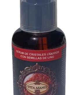 Sérum de cristales líquidos con semillas de lino - Envase frontal